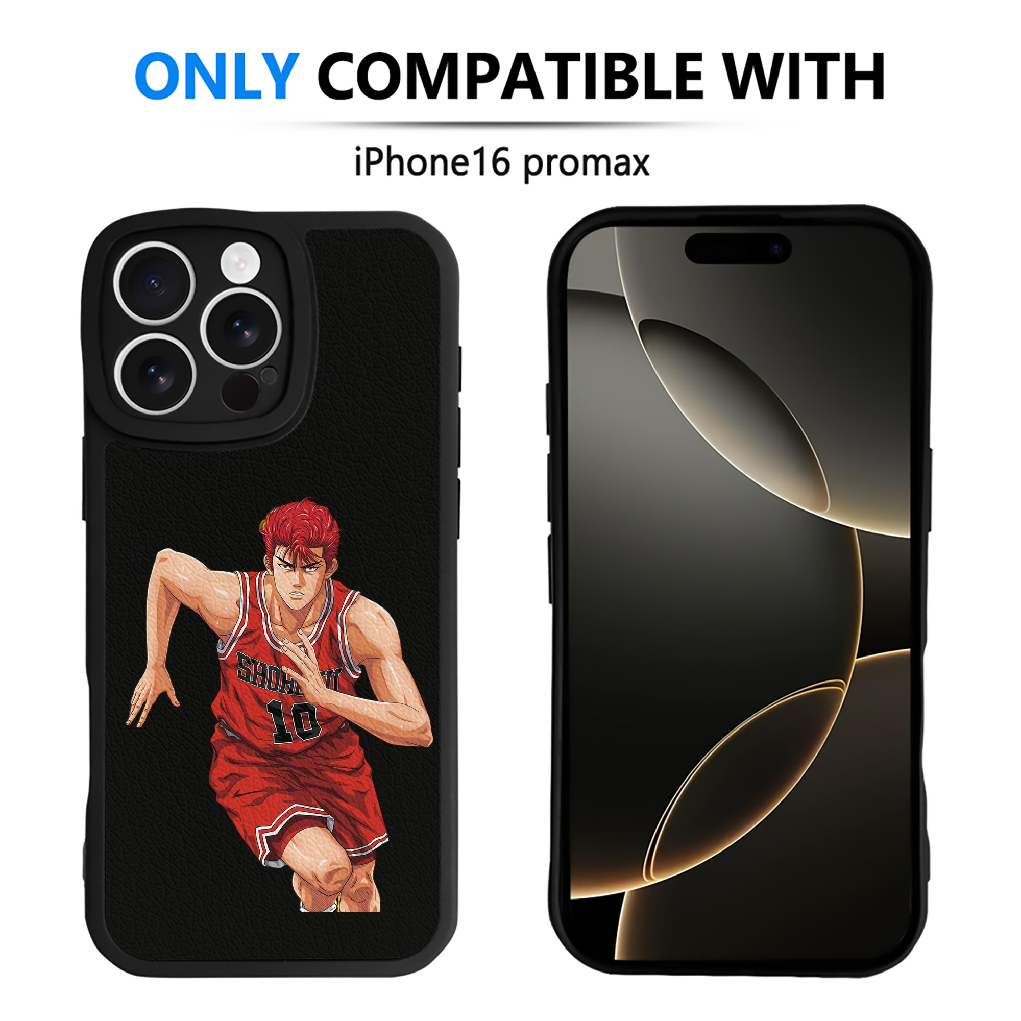 （画像用） SLAM DUNK／スラムダンク 【iPhone 16シリーズ対応】シリコンスマホケース（レザー調） 材質：シリコン